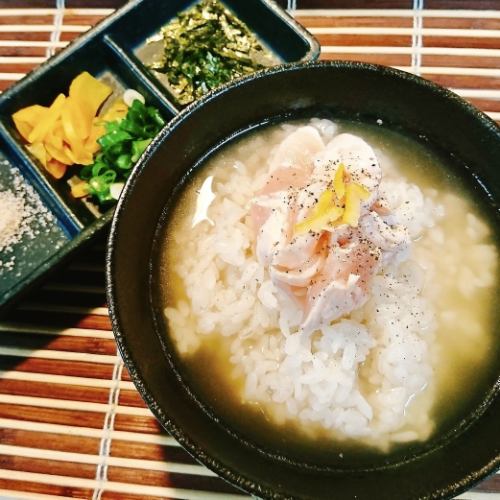 Homemade!! Chicken Chazuke with Chicken Dashi Soup