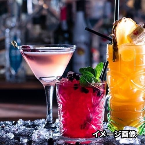 Lots of cocktails and non-alcoholic drinks♪