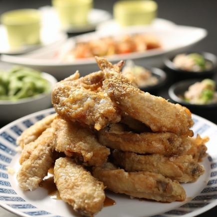 [All-you-can-eat chicken wings & Nagoya cuisine] & chestnut pork shabu-shabu included! 2-hour all-you-can-drink for 3,500 yen (tax included)