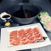 3時間飲み放題付!!栗豚のしゃぶすきや飛騨牛の肉寿司付きプラン【宵月～よいつき】4,500円税込