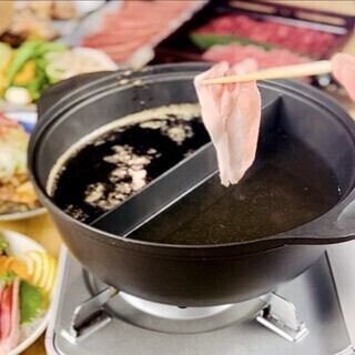 3 hours all-you-can-drink included!! Plan with chestnut pork shabu-suki and Hida beef sushi [Yoitsuki~Yoitsuki] 4,500 yen tax included