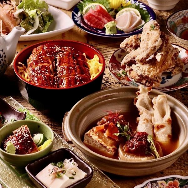 [Weekdays 3 hours all-you-can-drink] 11 dishes including eel stew and clam broth oden with all-you-can-drink [Meigetsu] 5,000