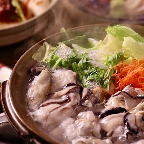 [Weekdays 3 hours all-you-can-drink included] 11 dishes including clam broth oyster hotpot, 3 kinds of sashimi, oden, etc. All-you-can-drink included [Suigetsu] 6,000 yen