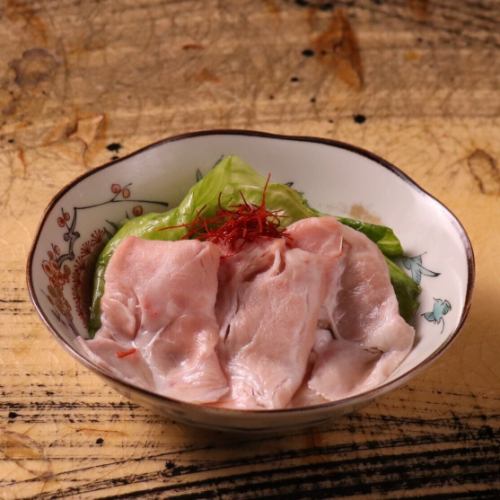 Chestnut pork and lettuce