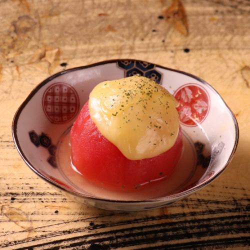 Tomato and mozzarella cheese