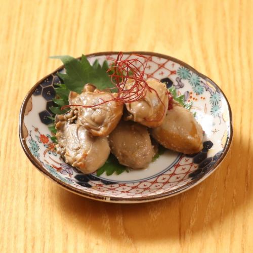 Pickled oysters in oil
