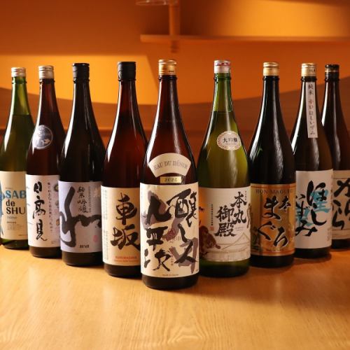 We have a wide selection of Aichi's finest sake
