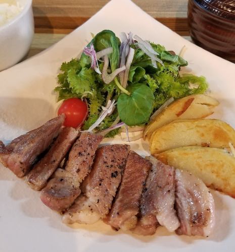 Koedo black pork steak lunch