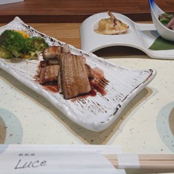 <ランチorディナー> 国産鴨と鰻のコース 9130円