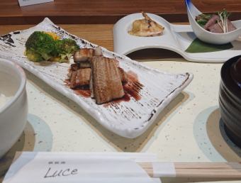 <ランチorディナー> 国産鴨と鰻のコース 9130円