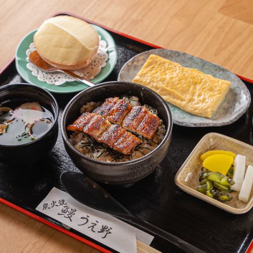 ≪うえ野の鰻を手軽楽しむならこれ！当店最安値でご提供！≫ ランチ限定セット ￥1,800（税込）