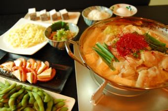Motsunabe Satisfaction Course (8 dishes total) 3,740 yen★Add 2 hours of all-you-can-drink for +1,078 yen★(L.o 90 minutes)
