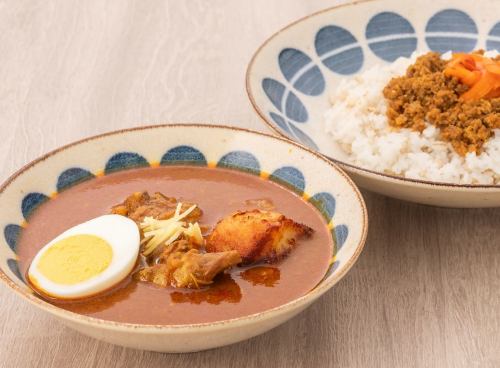 【A】チキンカレーとのセット