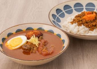 【B】トマトチキンカレーとのセット