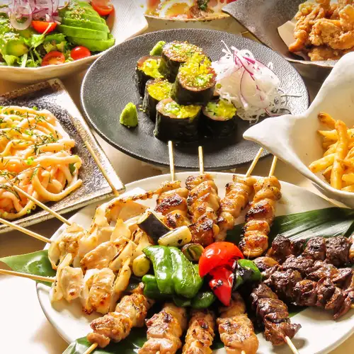 【各種宴会に】5,000円コース+2時間飲み放題付(LO30分前)