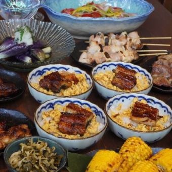 【とり吉☆夏の納涼コース】夏のお料理9品＋飲み放題120分