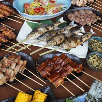 【夏の贅沢コース】季節のお料理10品＋飲み放題180分