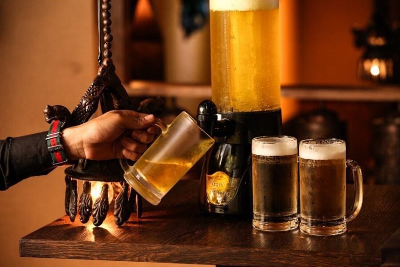 暑くなってくる季節、ビールで乾杯♪