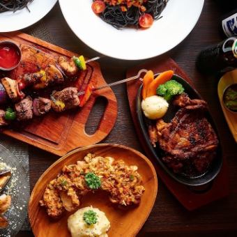 『からあげ食べ放題コース』2時間飲み放題付《全7品》4500円→3000円（税込）