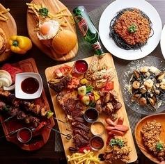 【고급 양고기 등 뷔페 3 시간 음료 무제한 포함】 커스터맨 답의 스페셜 코스