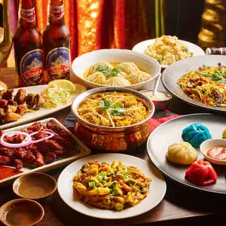【ボリューム満点♪全8品】3時間飲み放題付「カスタマンダップ豚肉ステーキコース」 