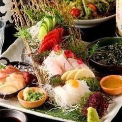 【金土祝前日】2H飲放付！お造りや選べるお肉・鍋！プレミアムコース《全8品》6,000円→5,000円