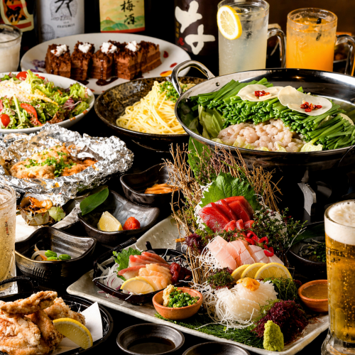 Tenjin's No. 1 all-you-can-eat and drink! All-you-can-eat for 2500 yen, unlimited time all-you-can-drink for 3500 yen, and more!