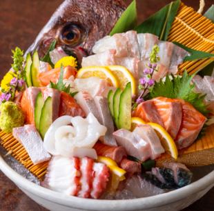 刺身五点盛り