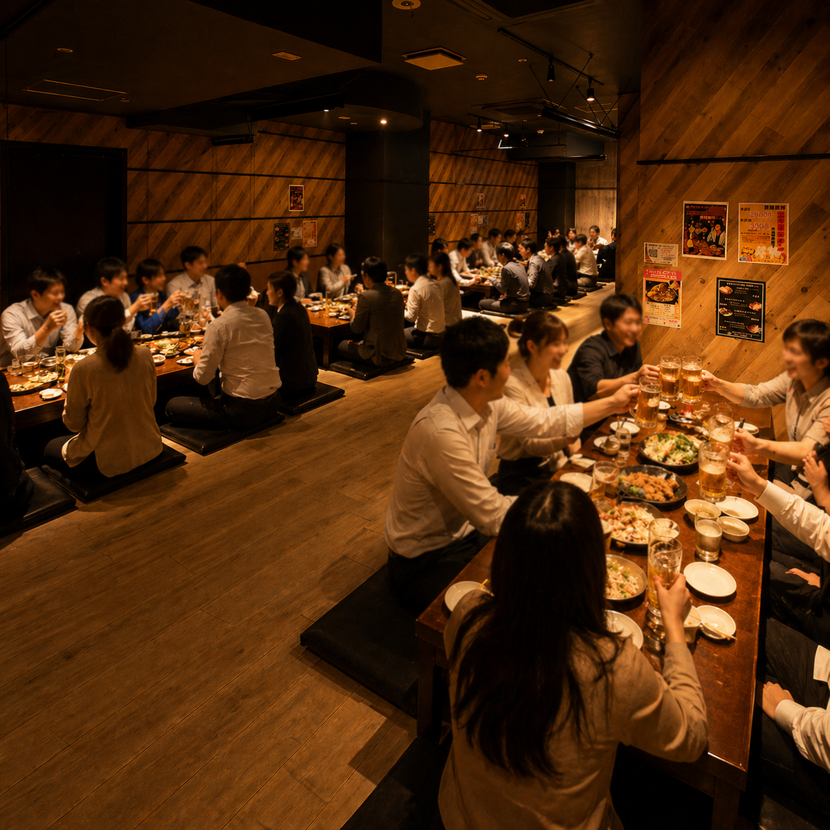 【大型宴会◎】2500円食べ放題＆無制限食べ飲み放題3300円！