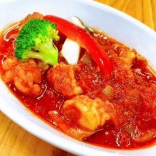 国産ホルモンのアラビアータ