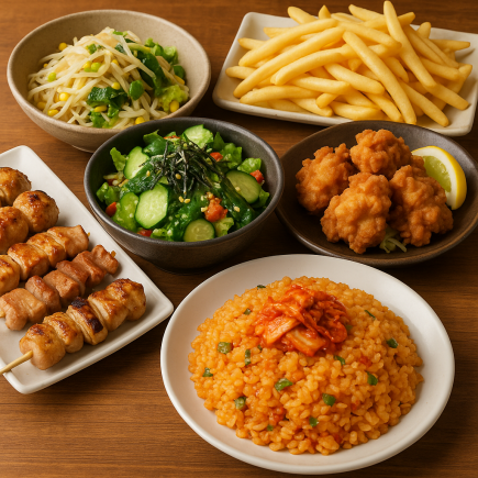 昼飲みに!!最大4.5時間飲み放題!!平日13時から土日12時から「嗜みコース」3000円(税込)全6品