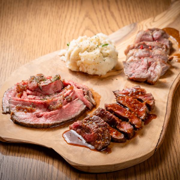 【浦和×お肉料理はMi Casitaで♪】 ラムやサガリステーキなどの厳選肉を堪能！ミートプレート4380円(税込)