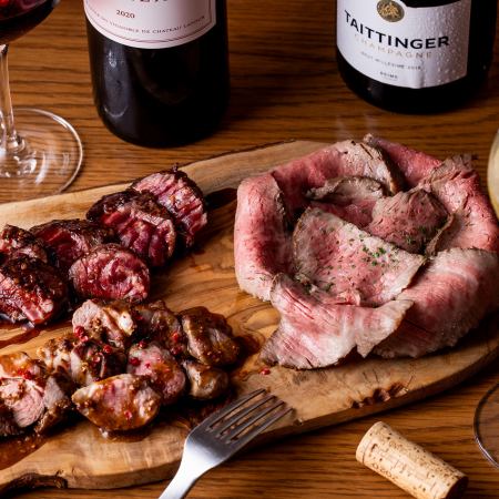 【Micasita★2H飲み放題コース】2H飲み放題(約30種類)自慢の肉料理やパスタ等全6品♪