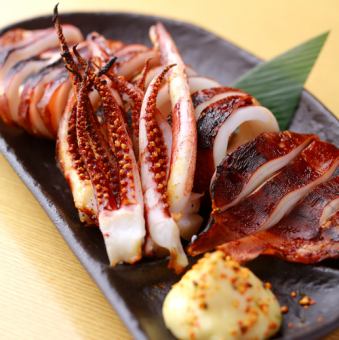 Grilled Japanese flying squid