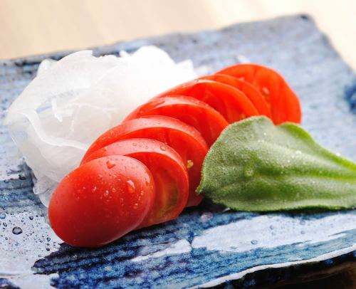 Cold tomatoes from the prefecture