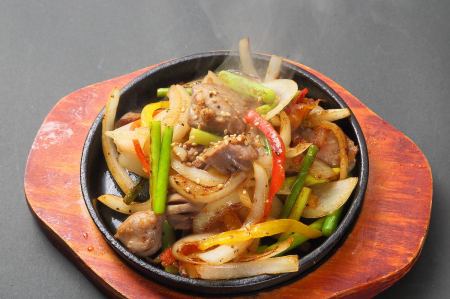 Stir-fried gizzard with black pepper