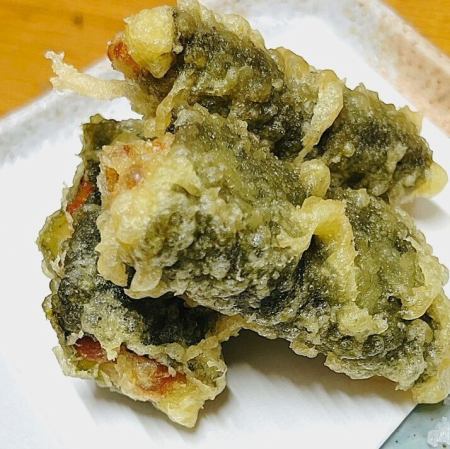 納豆磯部揚げ