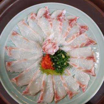 【鲷鱼涮锅套餐+90分钟无限畅饮】鲷鱼涮锅、萝卜煮鲷鱼、蒸鸡蛋羹等 6,200日元