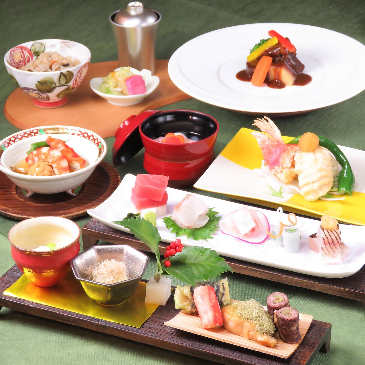 草加で和食と喫茶が楽しめる落ち着いた雰囲気のお店