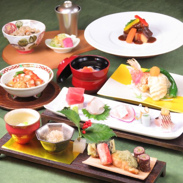 各種宴会に♪お肉もお魚も楽しめる季節のコース 【要予約】