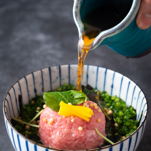 黒田飯独自の"鮪白湯"♪