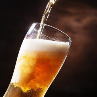 【単品飲み放題】宴会や二次会におすすめ♪生ビールも飲み放題1800円(税込)コース