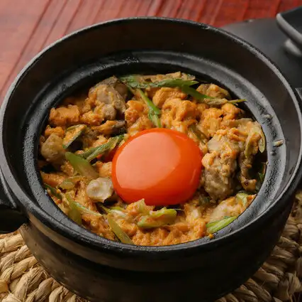 鶏の炭焼き親子土鍋