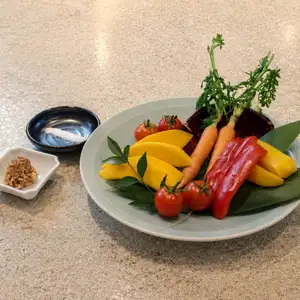 Colorful sticks made with carefully selected domestic vegetables