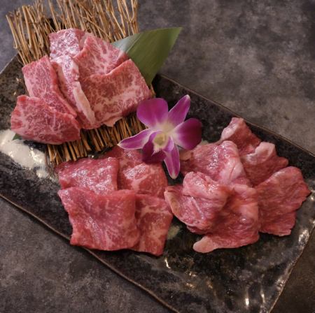 Akane beef special selection platter