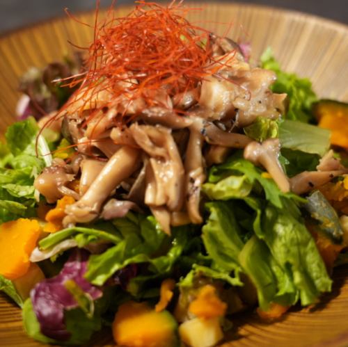 Autumn vegetable salad