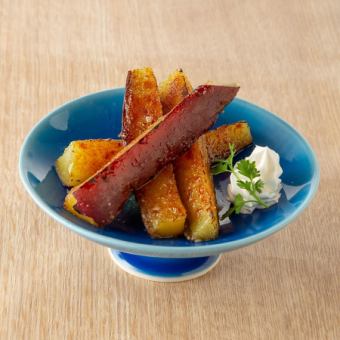 소금 버터 구운 고구마 브뤼레