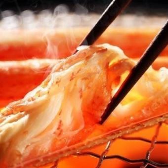 【焼き蟹と蟹刺身＋40品目食べ放題コース】揚げ物や逸品料理、デザートまで充実のラインナップ◎