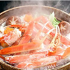 The special crab sukiyaki hotpot with king crab and snow crab is excellent!