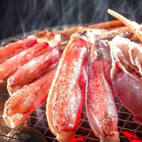 蟹の香ばしさが日本酒によく合います◎